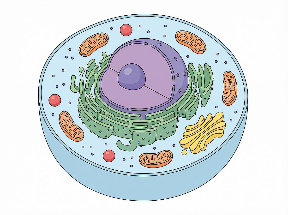 Blank Animal Cell — No Labels